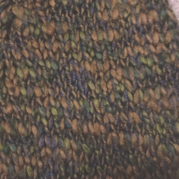 Dr. Denim | Green & Caramel Variegated Knit Sweater - Picture 2 of 5